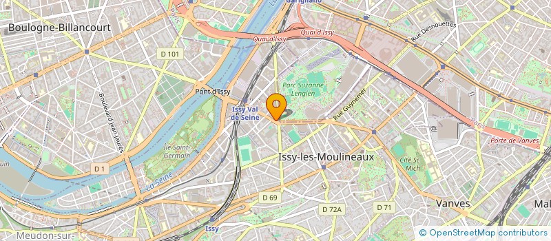 localisation de l'entreprise TOSCANO à ISSY-LES-MOULINEAUX