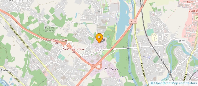 localisation de l'entreprise TOSCARA  SAINT-YRIEIX-SUR-CHARENTE