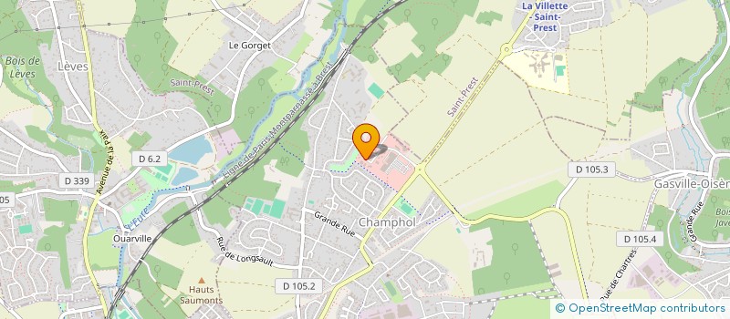 localisation de l'entreprise TOSELLI  CHAMPHOL