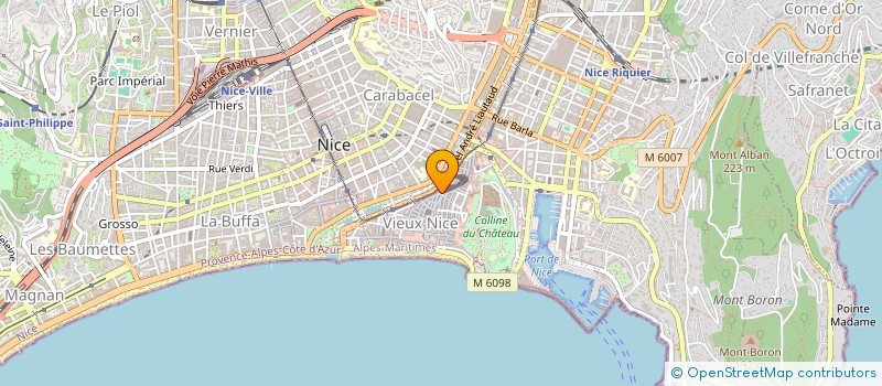 localisation de l'entreprise TOSELLI FRANCOISE ET DENISE à NICE