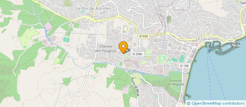 localisation de l'entreprise TOSELLO  BORMES-LES-MIMOSAS