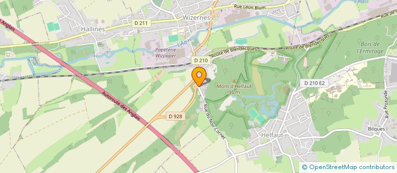 localisation de l'entreprise TOSELLO LA FAVIERE  HALLINES