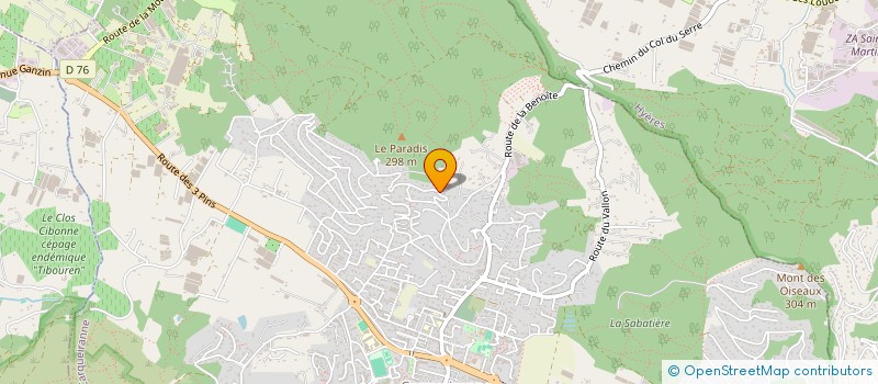 localisation de l'entreprise TOSI DEVELOPPEMENT  CARQUEIRANNE