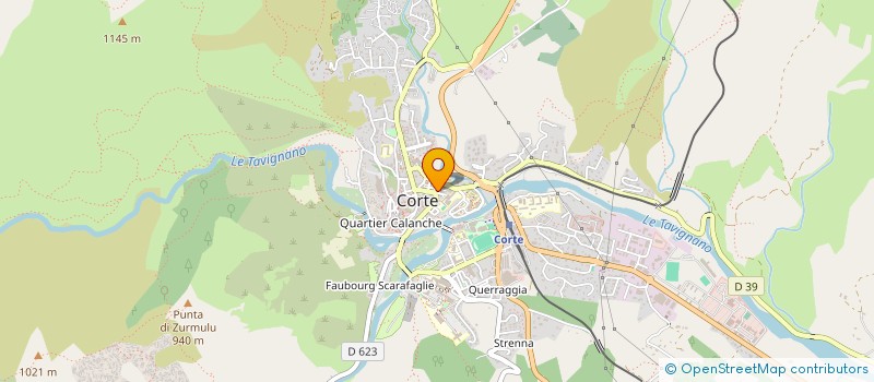 localisation de l'entreprise TOSI PAYSAGISTE à CORTE
