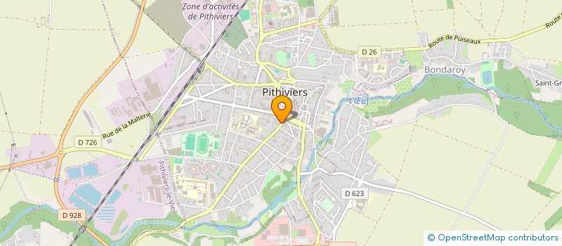 localisation de l'entreprise TOSIMA à PITHIVIERS