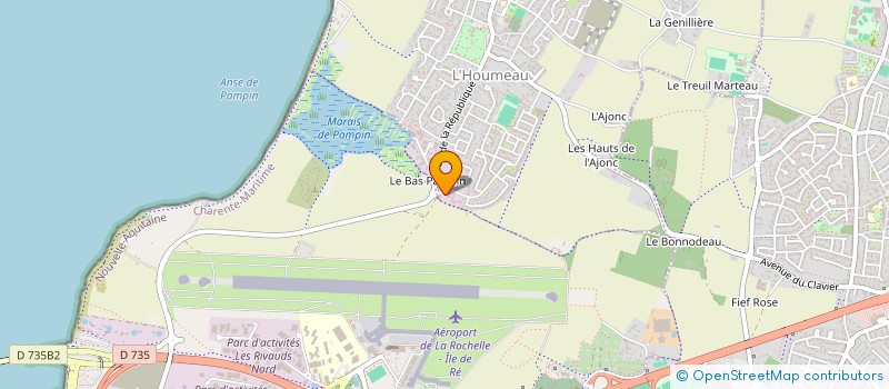 localisation de l'entreprise TOSO RAPP  L'HOUMEAU