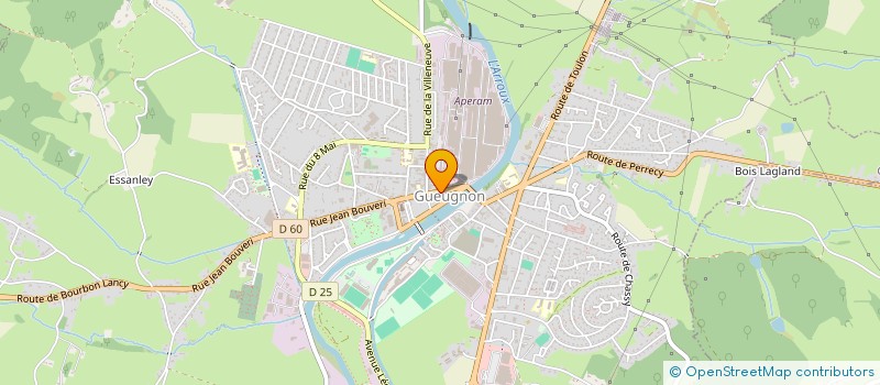 localisation de l'entreprise TOSOJO  GUEUGNON