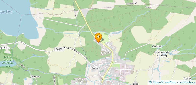 localisation de l'entreprise TOSSE  TOSSE