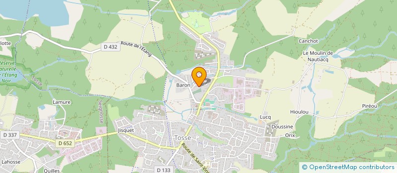 localisation de l'entreprise TOSSE EN SCENE  TOSSE