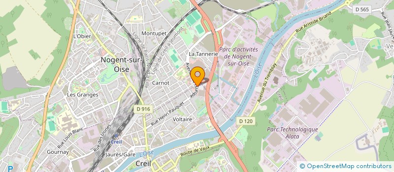 localisation de l'entreprise TOSSE MAILLARD à CAUFFRY