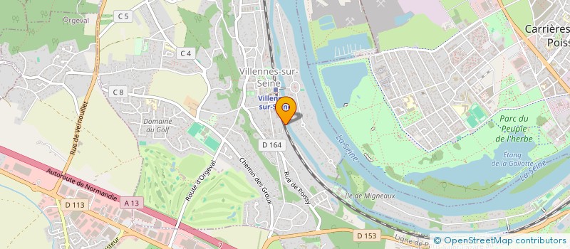 localisation de l'entreprise TOSSEN  VILLENNES-SUR-SEINE