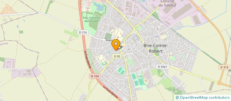 localisation de l'entreprise TOSSER  BRIE COMTE ROBERT