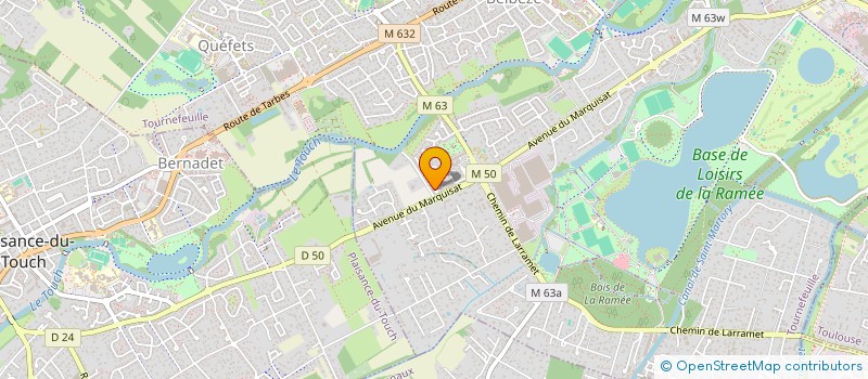 localisation de l'entreprise TOST UNLIMITED à TOURNEFEUILLE