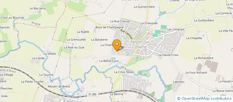 localisation de l'entreprise TOSTIVINT HOLDING  SERVON-SUR-VILAINE