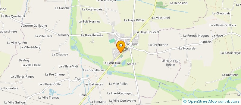 localisation de l'entreprise TOSTIVINT TOITURE ETANCHEITE à MEDREAC