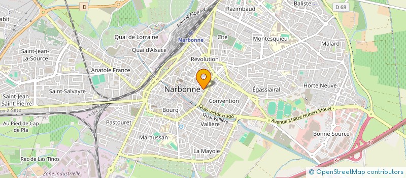 localisation de l'entreprise TOSUN à NARBONNE