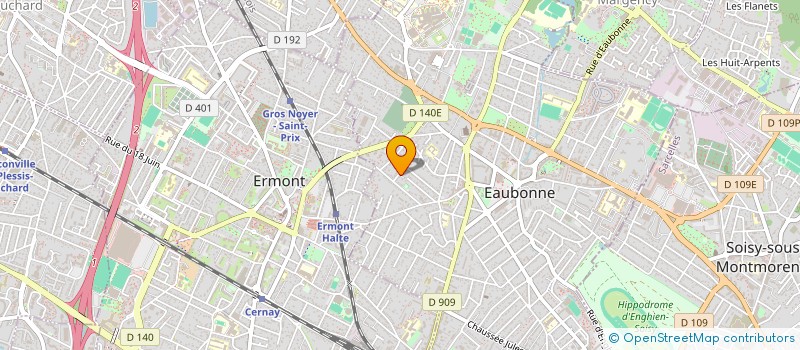 localisation de l'entreprise TOT à EAUBONNE