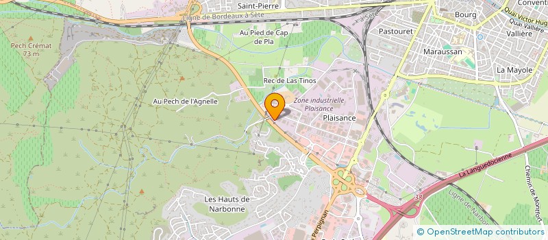 localisation de l'entreprise TOT CERAMICA NARBONNE à NARBONNE