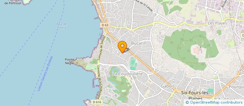 localisation de l'entreprise TOT ENACKER à SIX-FOURS-LES-PLAGES