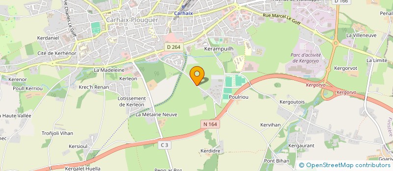 localisation de l'entreprise TOT INVESTISSEMENT à CARHAIX-PLOUGUER