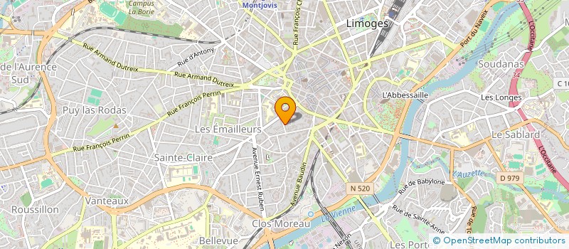 localisation de l'entreprise TOT.ME à LIMOGES