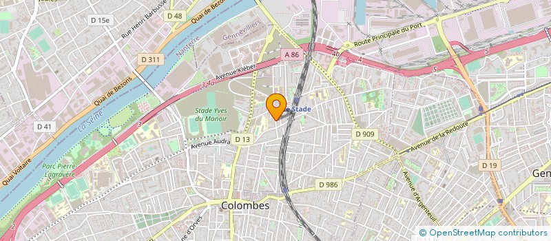 localisation de l'entreprise TOTA à COLOMBES