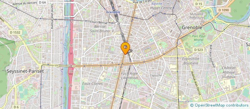 localisation de l'entreprise TOTA PRIMEUR à GRENOBLE