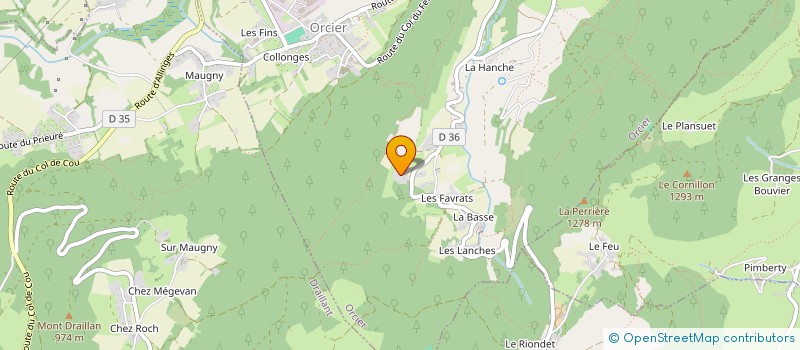 localisation de l'entreprise TOTAL 3D à ORCIER