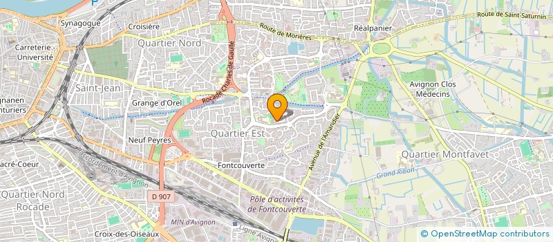 localisation de l'entreprise TOTAL CONSTRUCTION RENOVATION  AVIGNON