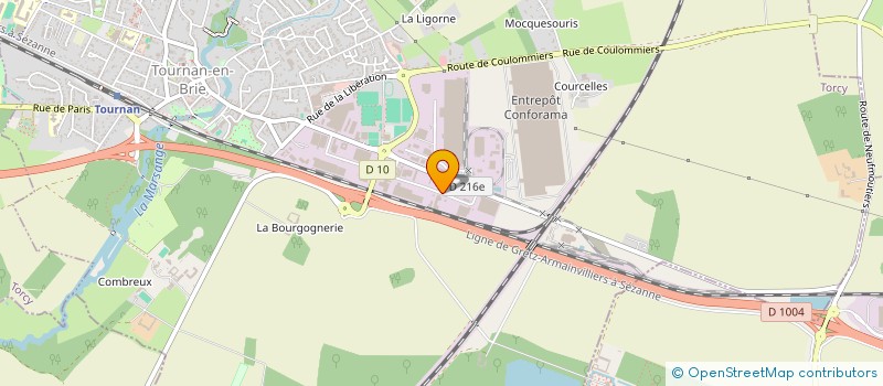 localisation de l'entreprise TOTAL ENERGIE ET RENOVATION DU PATRIMOINE  TOURNAN-EN-BRIE