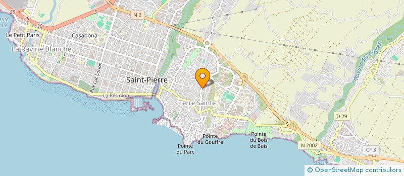 localisation de l'entreprise TOTAL FASHION FITNESS  SAINT-PIERRE