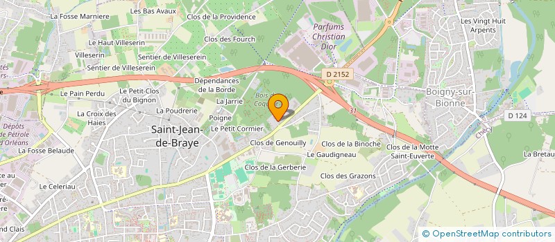 localisation de l'entreprise TOTAL HABITAT  SAINT-JEAN-DE-BRAYE