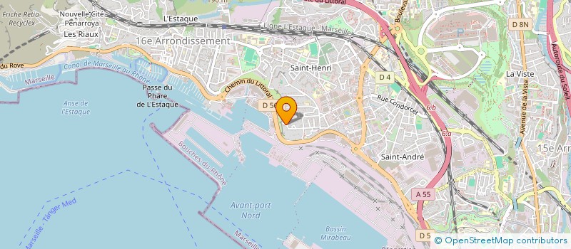 localisation de l'entreprise TOTAL IMMO à MARSEILLE 16EME