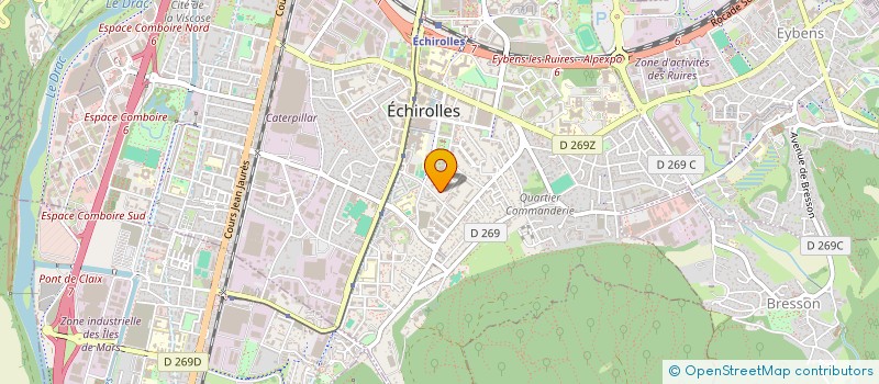 localisation de l'entreprise TOTAL OSMOZ  ECHIROLLES