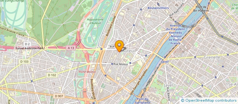 localisation de l'entreprise TOTAL PACIFIQUE à PARIS