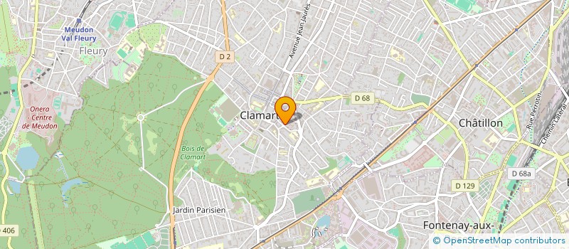 localisation de l'entreprise TOTAL PARE-BRISE  CLAMART