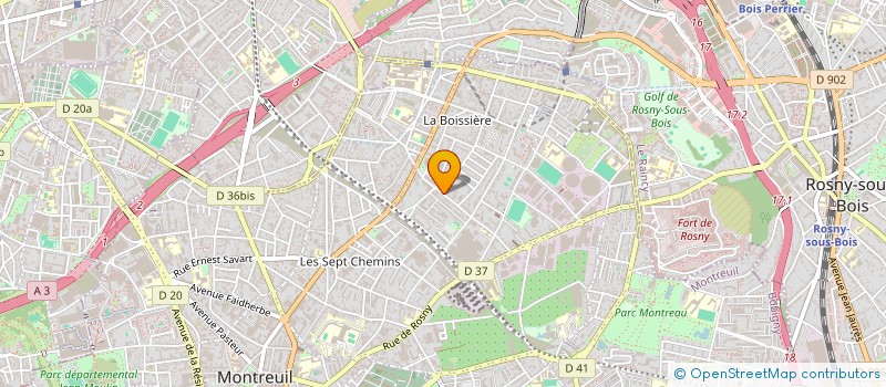 localisation de l'entreprise TOTAL PARIS POSE RENOVATION à MONTREUIL