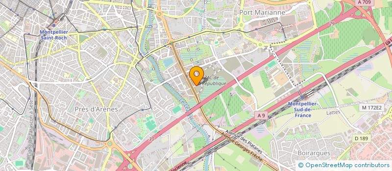 localisation de l'entreprise TOTAL PROJET MENUISERIE à MONTPELLIER