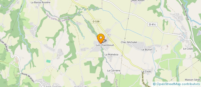 localisation de l'entreprise TOTAL RENOV  EYZIN-PINET