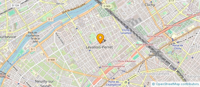 localisation de l'entreprise TOTAL'RENOV  LEVALLOIS-PERRET