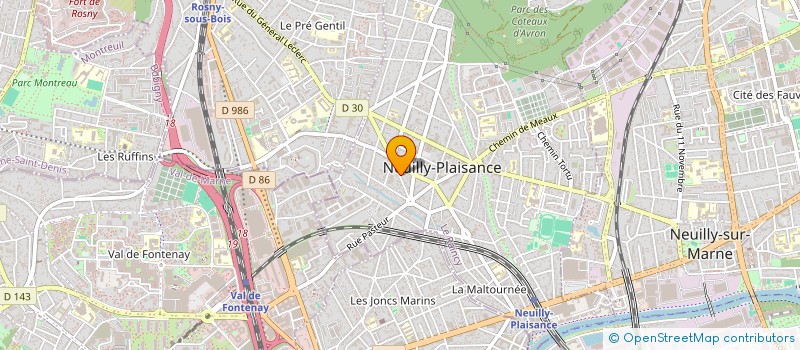 localisation de l'entreprise TOTAL RENOV BATIMENT à NEUILLY-PLAISANCE