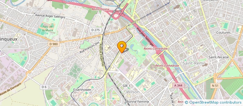 localisation de l'entreprise TOTAL RENOVATION à REIMS