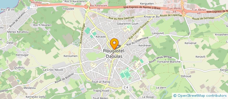 localisation de l'entreprise TOTAL RENOVATION à PLOUGASTEL-DAOULAS