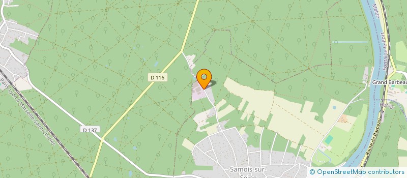 localisation de l'entreprise TOTAL TOTEM  SAMOIS-SUR-SEINE