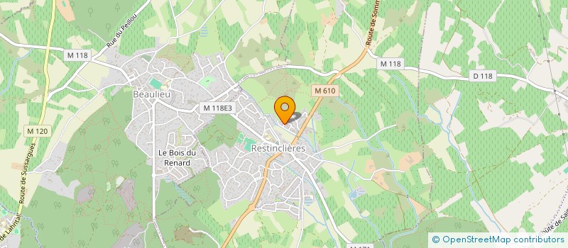 localisation de l'entreprise TOTALE FERMETURE à RESTINCLIERES