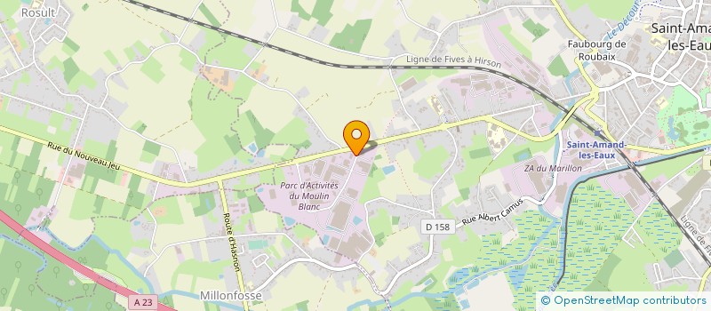 localisation de l'entreprise TOTALE MAINTENANCE à SAINT-AMAND-LES-EAUX