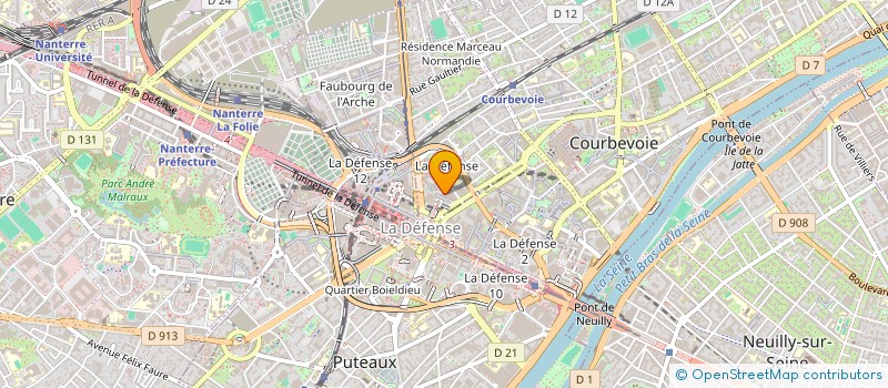localisation de l'entreprise TOTALENERGIES CARBON NEUTRALITY VENTURES à COURBEVOIE