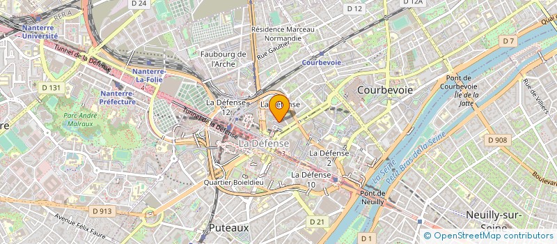 localisation de l'entreprise TOTALENERGIES DEVELOPPEMENT REGIONAL à COURBEVOIE