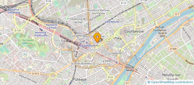 localisation de l'entreprise TOTALENERGIES GLOBAL PROCUREMENT à COURBEVOIE