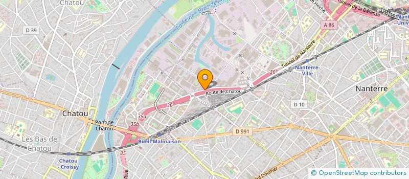 localisation de l'entreprise TOTALENERGIES LUBRIFIANTS à NANTERRE